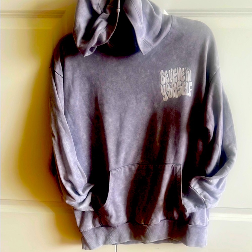 Gray 'Believe in Yourself' Hoodie